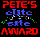 Pete's QBASIC Site Elite Site Award