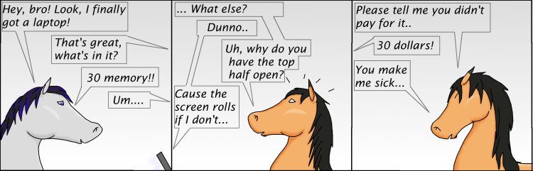 QBasic Horse Humor
